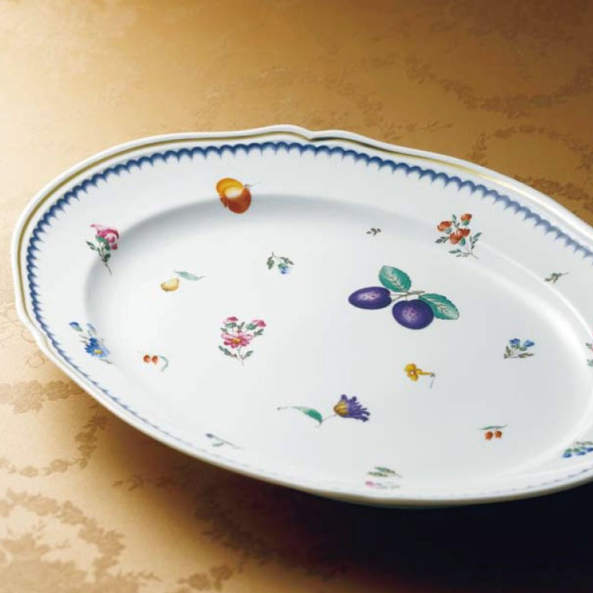 リチャードジノリ イタリアンフルーツ オーバルプレート 楕円の大皿 